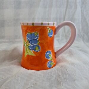 Kate Williams Global Design Connections Blueberry Mug Orange Pink 3D Surprise